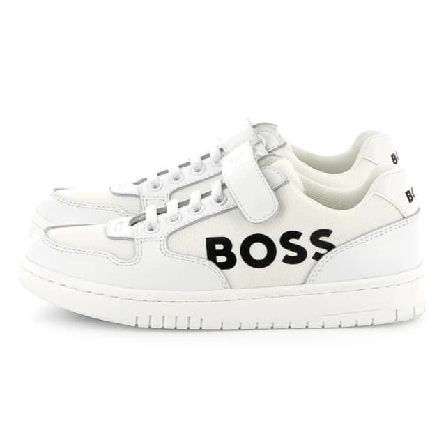 Boss Kids Logo Contrast Low-Top Trainers White 10P male 5 (38)