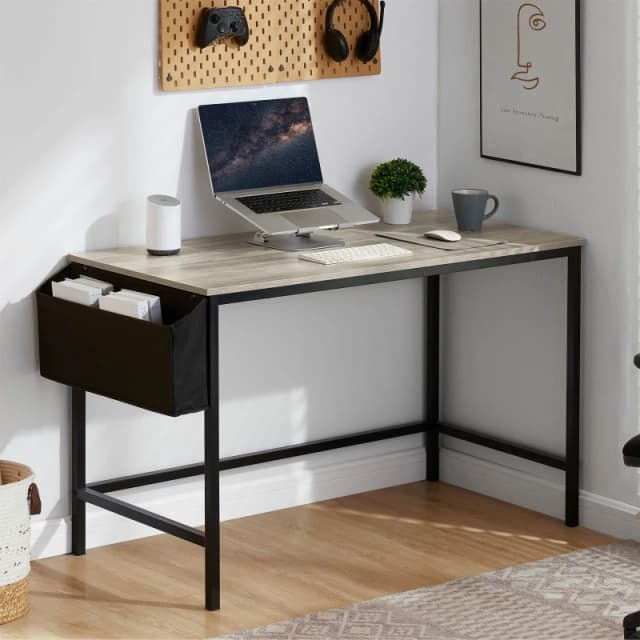 Lassic Vida Designs Brooklyn Large Computer Desk Grey unisex Large