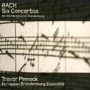 Brandenburg Concertos Pinnock European Brandenburg Ensem by Johann Sebastian Bach CD Album