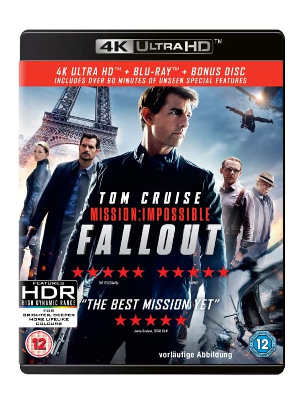 Mission: Impossible - Fallout Bluray 5053083171926