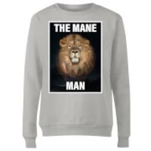 The Mane Man Womens Sweatshirt - Grey - 3XL