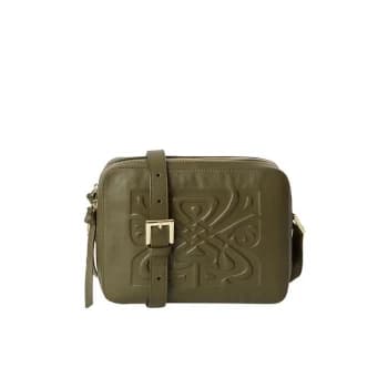 Biba BIBA Leather Rachel Cross Body Bag - Olive