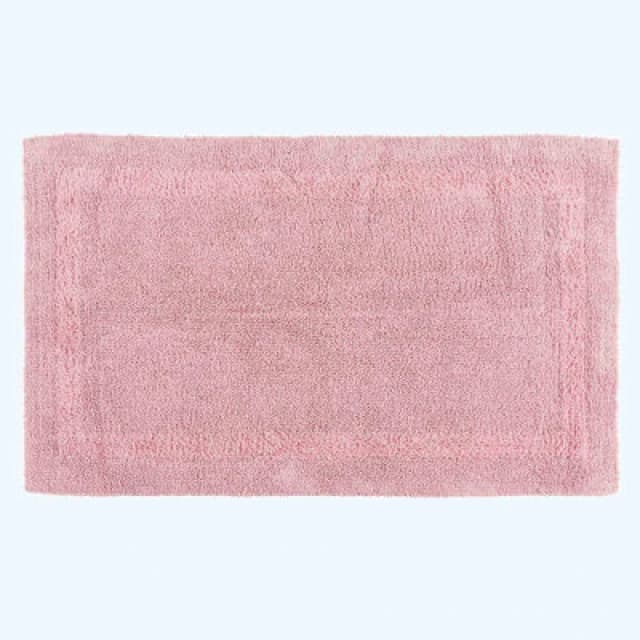 Homescapes Luxury Reversible Extra Large Bath Mat - Blush Pink