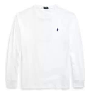 Polo Ralph Lauren Polo Ralph Lauren Long Sleeve Back Print Tee Mens - White