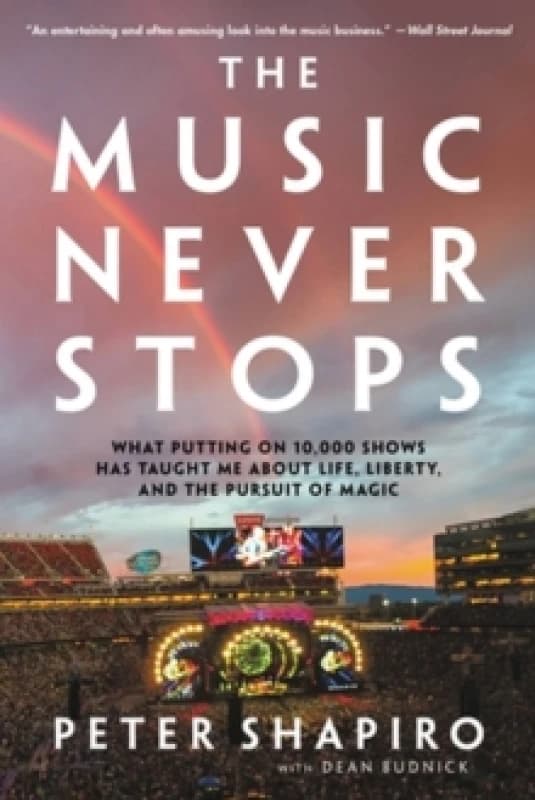 The Music Never Stops. Paperback. By Peter Shapiro Books