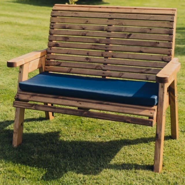 CHURNET VALLEY Navy Garden Cushion Double N2C