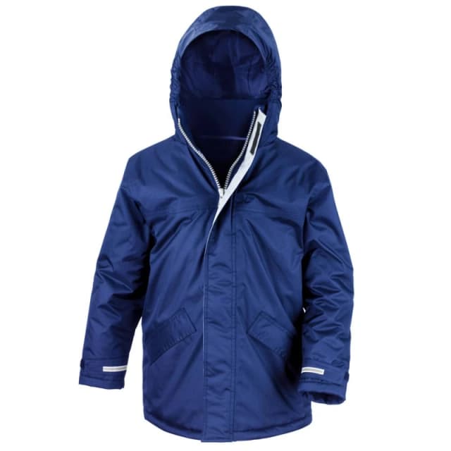 Result Core Winter Parka in Blue Size: 3-4 Years Blue Unisex 3-4 Years