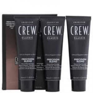 American Crew Precision Blend Mens Hair Dye 4/5 Medium Natural 3 x 40ml