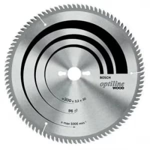 Bosch 2608640660 Table Saw Blade Optiline Wood 250x30x3.2mm 80 Teeth