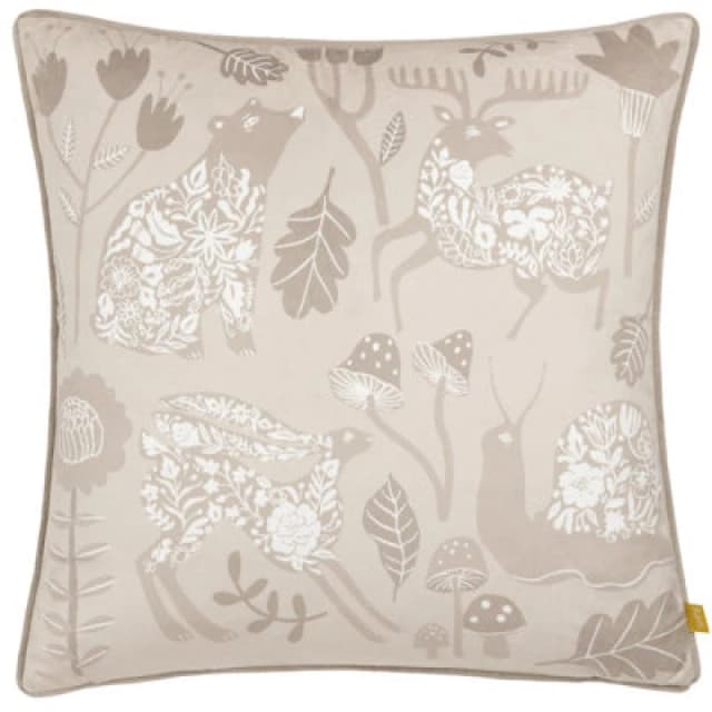 Nook Cushion Greige, Greige / 50 x 50cm / Polyester Filled