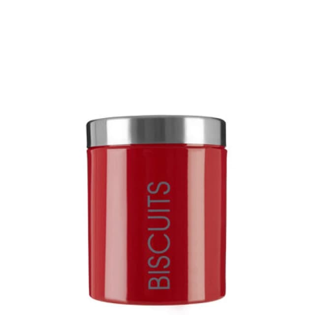 Premier Housewares Maison by Premier Enamel Biscuit Canister Red