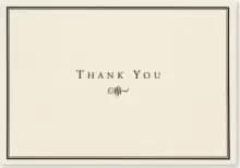Thank You Notes Black/cream