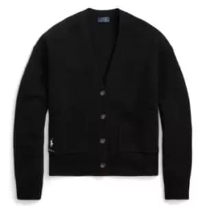 Polo Ralph Lauren Polo Wool-Blend Cardigan Sweater - Black