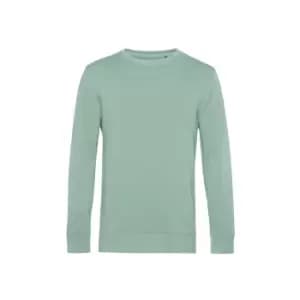 B&C Mens Organic Crew Neck Sweat (3XL) (Sage)