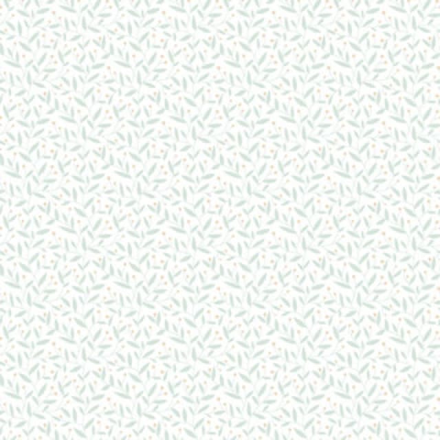 Hoopla Walls Dotty Vine - Seafoam 10M Wallpaper