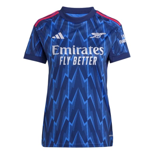 adidas Arsenal Away Shirt 2025 2026 Womens Blue/Grey female 8 (XS)
