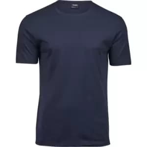Tee Jays Mens Luxury Cotton T-Shirt (L) (Navy)