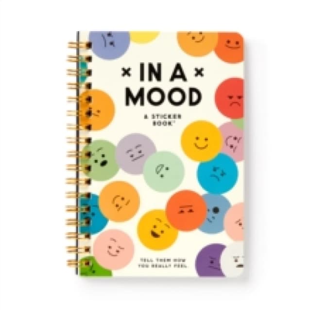 In A Mood Sticker Book. Diary or journal. By Brass Monkey Books