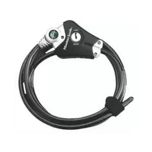 Master Lock Black Braided Steel Security Cable, (L)1.8M (Dia)10mm