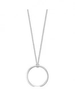 Thomas Sabo Sterling Silver 70cm Charm Ring Necklace, One Colour, Women