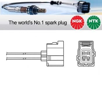 1x NGK NTK Oxygen O2 Lambda Sensor OZA571-C7 OZA571C7 (6396)