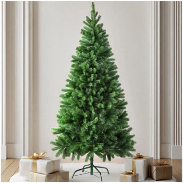 Tectake Christmas Tree - Artificial Christmas Tree With Injection-Moulded Needles And Bendable Branches - 180 Cm - Green