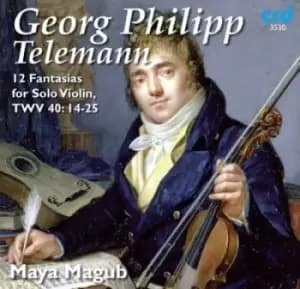 Georg Philipp Telemann - Georg Philipp Telemann: 12 Fantasies for Solo Violin, TWV40:14-25 CD Album - Used
