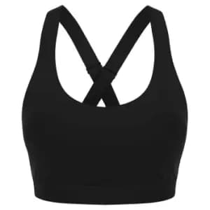 Tombo Womens/Ladies Medium Impact Core Bra (L) (Black)