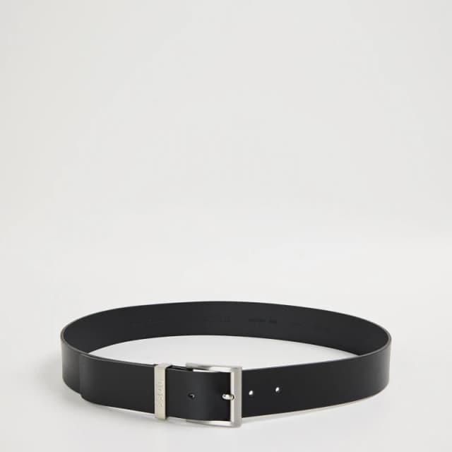 Boss Mens Bud Leather Belt Black male 32R (85cm)