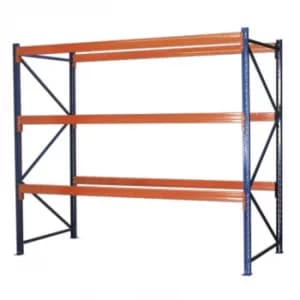 Heavy-duty Racking Unit with 3 Beam Sets 1000KG Capacity Per Level