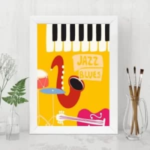 BC10432606422 Multicolor Decorative Framed MDF Painting