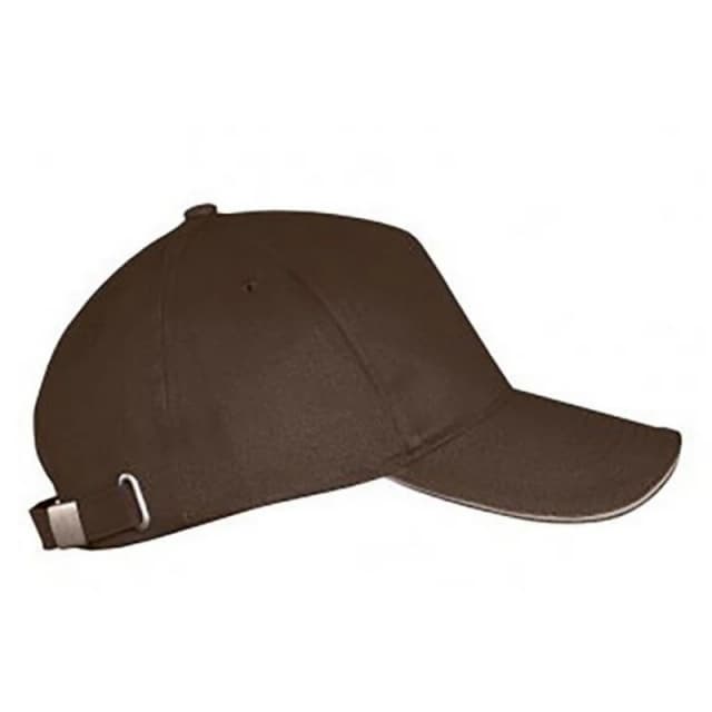 SOL'S Mens Long Beach Cap in Dark Brown Dark Brown Male One Size