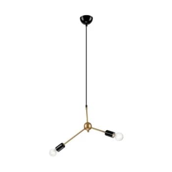 Lamkur Lighting - Alessia Multi Arm Pendant Ceiling Light Gold, 2x E27