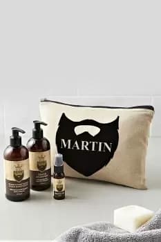 Personalised Beard Kit - Brown - Plastic