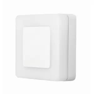 Netlighting Merano Concord Square Outdoor Modern Wall Lamp Sandy White Aluminium