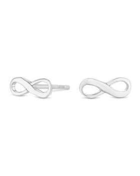 Simply Silver Infinity Stud Earring