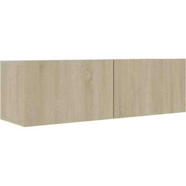VIDAXL TV Cabinet Sonoma Oak 100x30x30cm Engineered Wood Vidaxl 801484