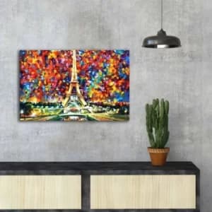 FAMOUSART-091 Multicolor Decorative Canvas Painting