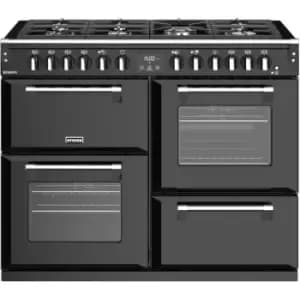 Stoves Richmond ST RICH S1100DF MK22 BK 100cm Dual Fuel Range Cooker - Black - A Rated
