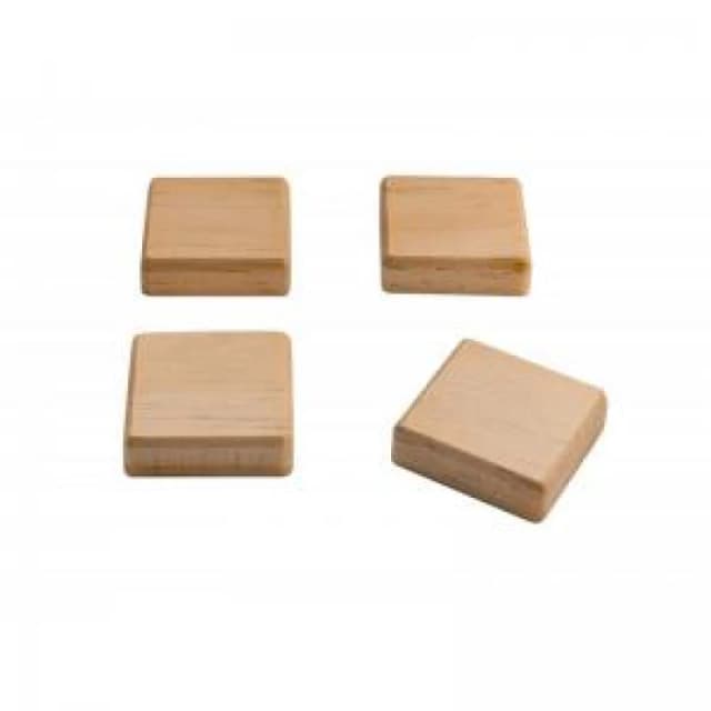 Sigel Square Wooden Magnets (4 Pack) BA211