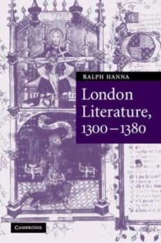 London Literature 1300-1380 by Ralph Hanna Hardback