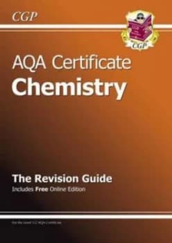 Aqa Certificate Chemistry Revision Guide with Online Edition a -G Course Hardback