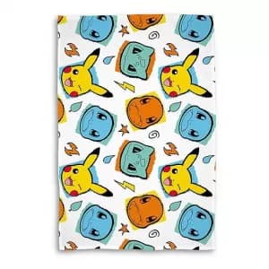 Pokemon Rocks Fleece Blanket