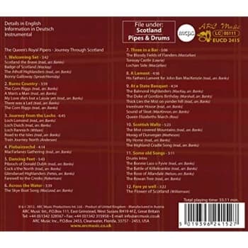 Queens Royal Pipers - Best of Scottish Pipes and Drums CD
