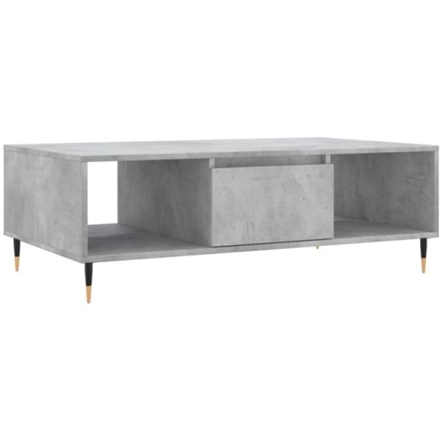 VIDAXL Coffee Table Concrete Grey 104x60x35cm Engineered Wood Vidaxl 827080