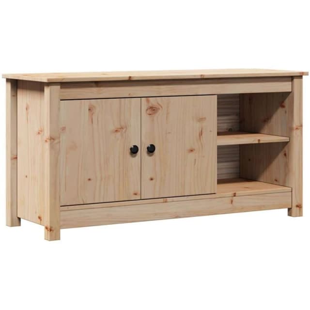 VIDAXL TV Cabinet 103x36.5x52cm Solid Wood Pine Vidaxl 8720287189626