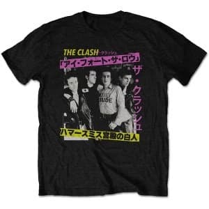 The Clash - London Calling Japan Photo Unisex Large T-Shirt - Black
