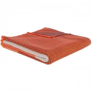 Linea Jemima Throw - Rust