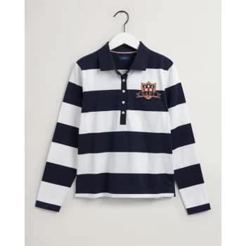 Gant Banner Polo Shirt Womens - EVENING BLU 433