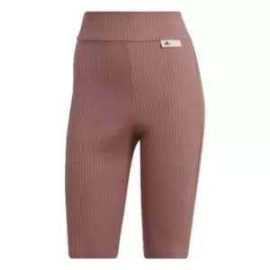 adidas Studio Lounge Ribbed Shorts Womens - Pink